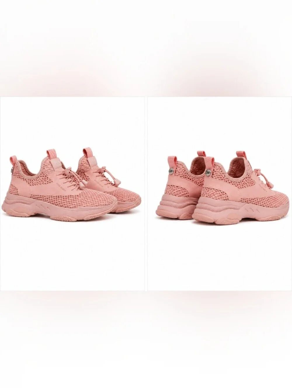 Steve Madden NY 90 Pink Mesh Women's Athletic Sneakers Size 10